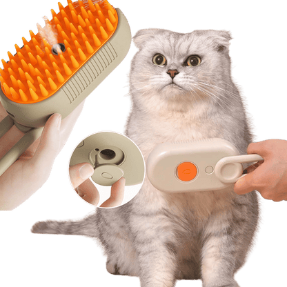 Cepillo con Vapor para Mascotas | Pet Brush