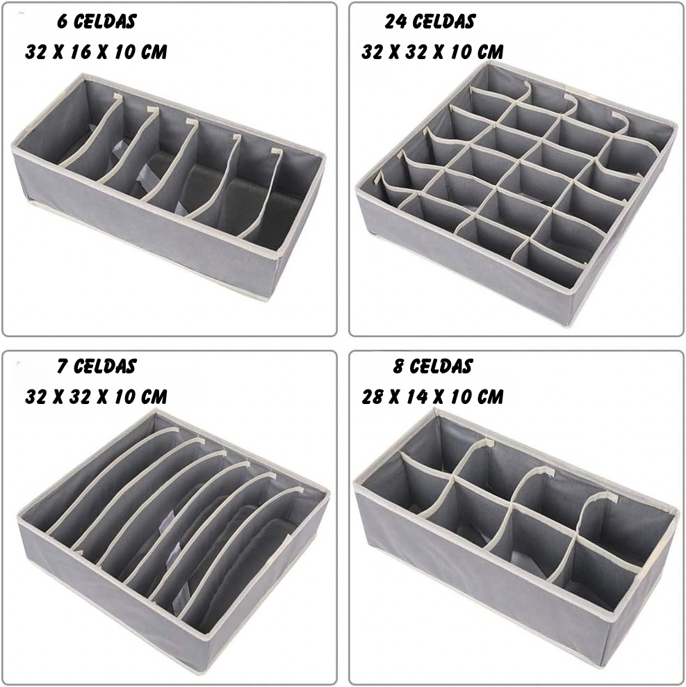 🧺 Organizador de Ropa Interior - Set de 4 Piezas ULTIMAS 15 UNIDADES