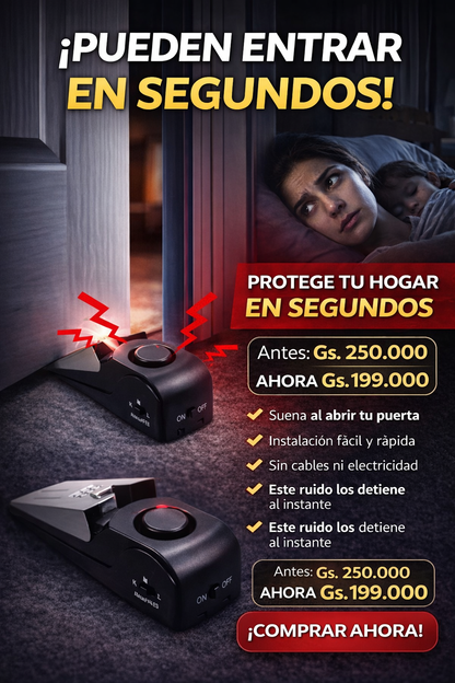 ALARMA DE PUERTA INALÁMBRICO-🚨 PROTEGE TU HOGAR EN SEGUNDOS